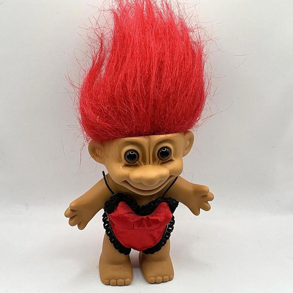 VALENTINE VICTORIA SECRET MODEL/ LINGERIE -  5" Russ Troll Doll -